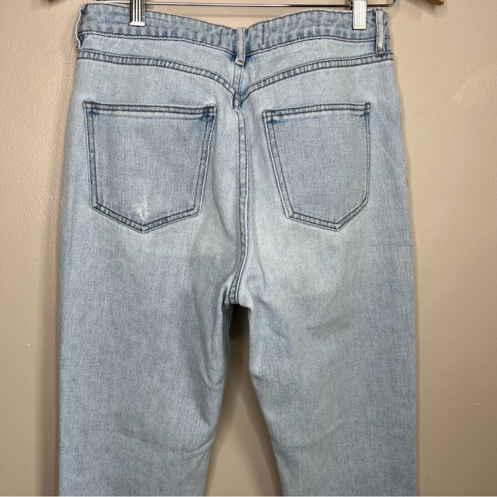 Pacsun Los Angeles Mom Light Denim High Waisted Ankle Cropped Jeans Size 27 - Picture 8 of 10